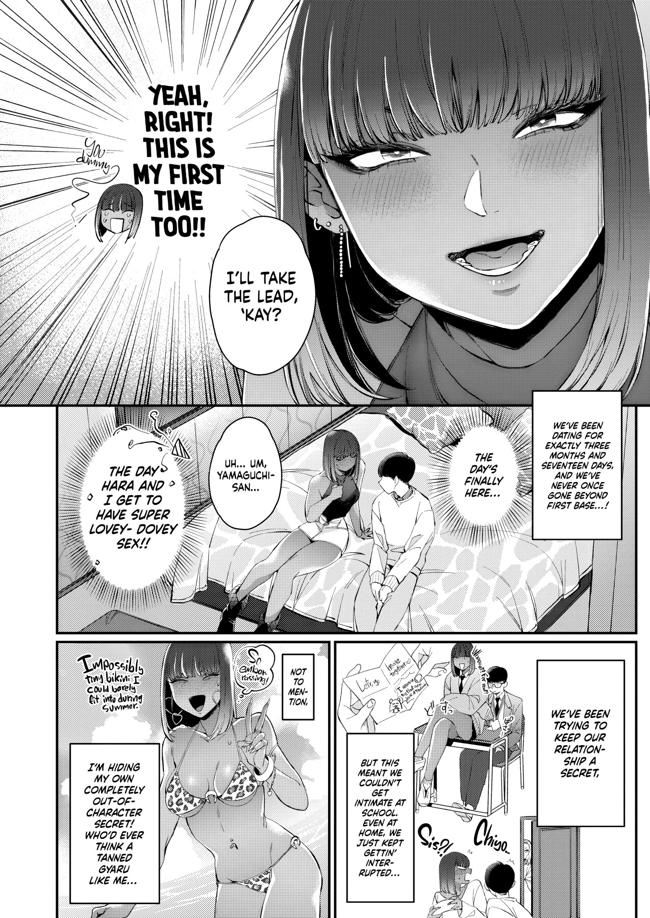 Hentai Manga Comic-My Cute Gyaru Girlfriend Is a Total Poser-Read-2